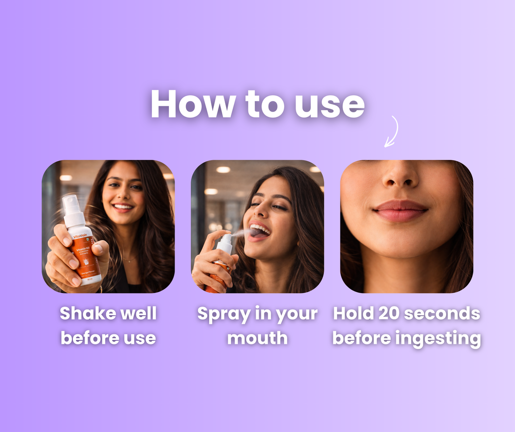 Melatonin Oral Spray (10mg) |  Sleep Support Spray for better sleep | Non Habit Forming | Fast Absorbing