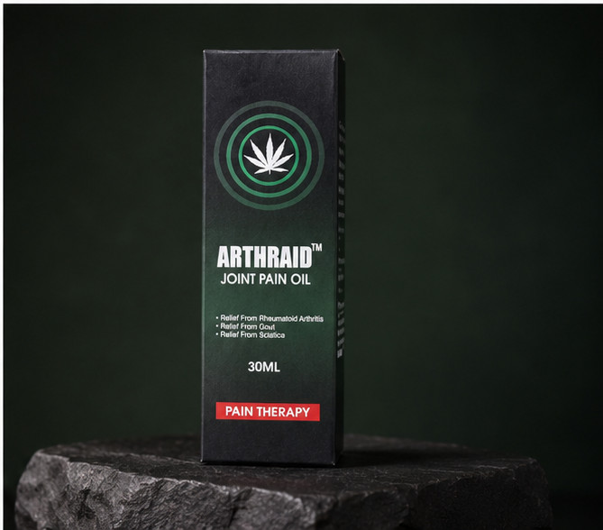 Arthraid Pain Relief Oil – Ayurvedic Joint & Muscle Oil with Wintergreen, Eucalyptus & Pine