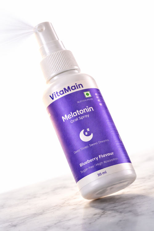 Melatonin Oral Spray (10mg) |  Sleep Support Spray for better sleep | Non Habit Forming | Fast Absorbing