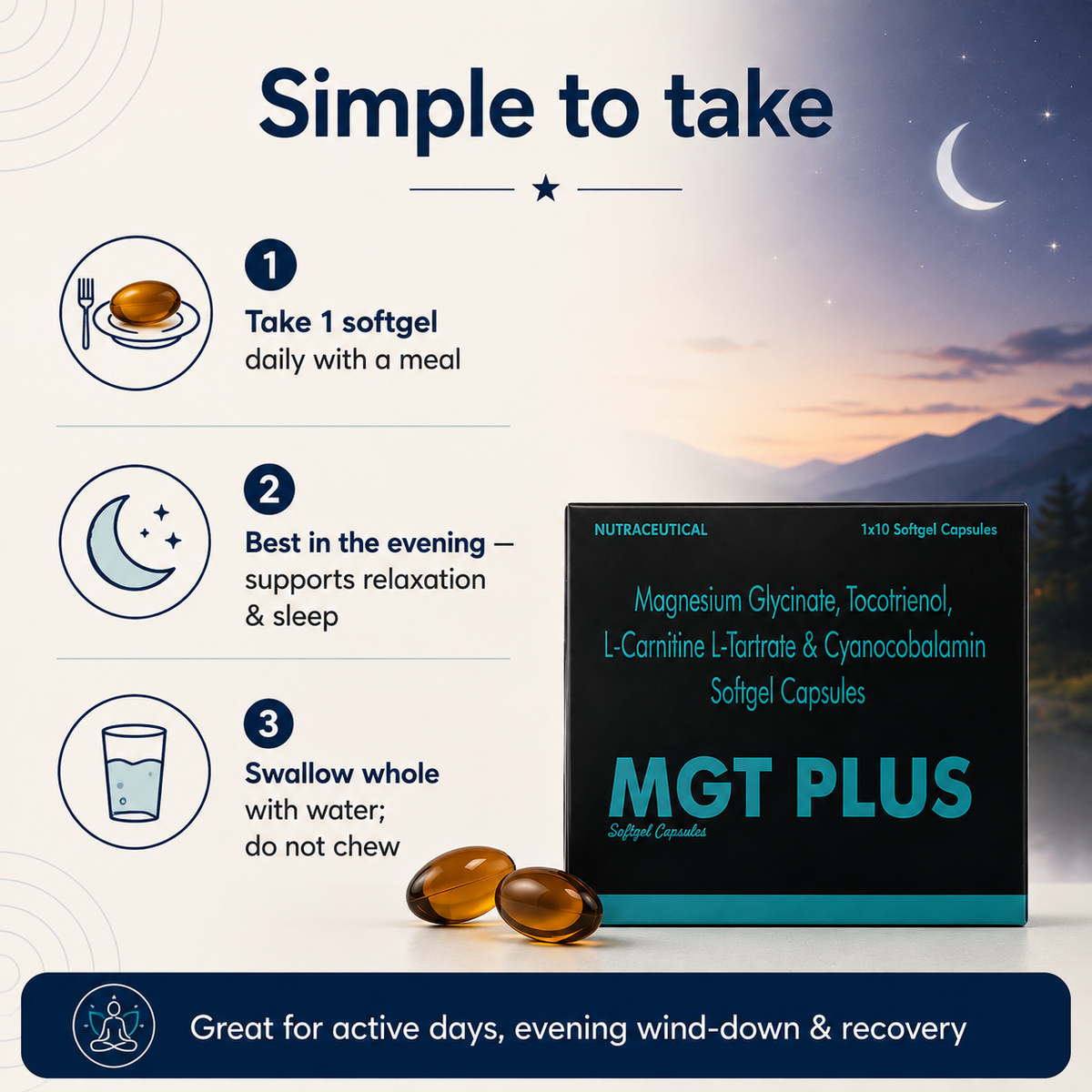 MGT Complex Softgels (30 Softgels)